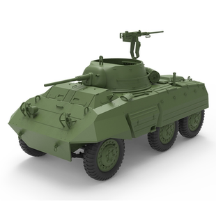 SS64380 1/64 军事模型 美国M8 灰狗轻型装甲车