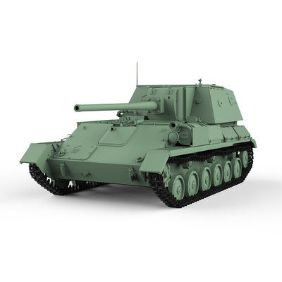 预售SS64613 1/64 军事模型 苏联 SU-85A 85mm D-5S 坦克歼击车
