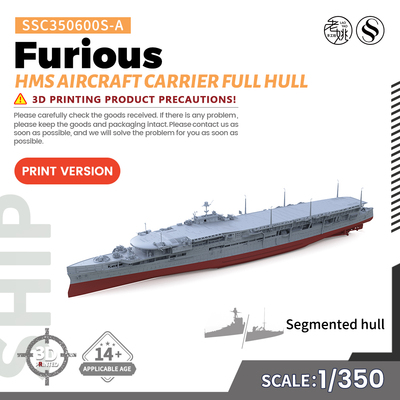 SSC350600/S-A 1/350 军事模型 英国海军 暴怒号航空母舰