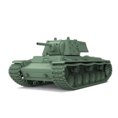 SS100859 1/100 军事模型 苏联KV-1E中型坦克 V2.0