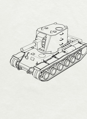 预售SSMODEL SS76861 1/76 军事模型 苏联KV-2(1939)中型坦克