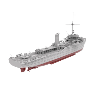 预售  RHWS72018/S-A 1/72 德国R1型布雷艇“天龙座”号