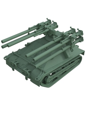预售SS200140 1/200美国 106 毫米多管无后座力自走炮 M50 型