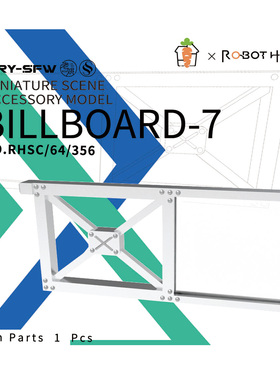 RHSC64356 1/64模型广告牌模型城市海报模型场景道具模型