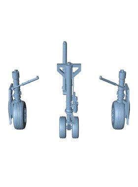 老姚手工坊  美国空军 F-4鬼怪 重力轮 配小号手 02369   1set