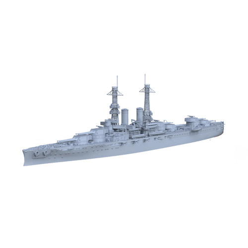 1/350比例军事模型 美国 BB-33 阿肯色号 怀俄明级战列舰 配兵人