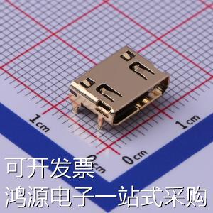 HD219F-3D05200 D-Sub/DVI/HDMI连接器 HDMI 母 P数:19P MINI HDM