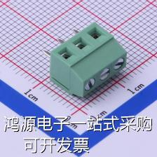 JL124D-38103G01 螺钉式接线端子 3.81mm 排数:1 每排P数:3 直针