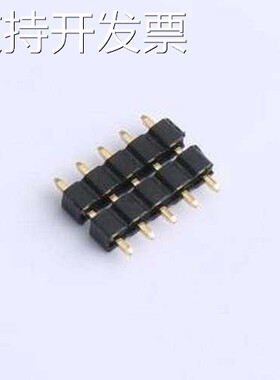 P220-2105A1AS080A1 排针 1x5P 间距:2mm 方针 直插 插件,P=2mm