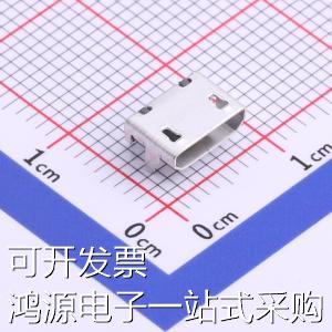 MICRO-10-G2P1-A2T2 USB连接器 Micro-B 母座 卧贴 牛角无柱无卷 3C数码配件 其它配件 原图主图