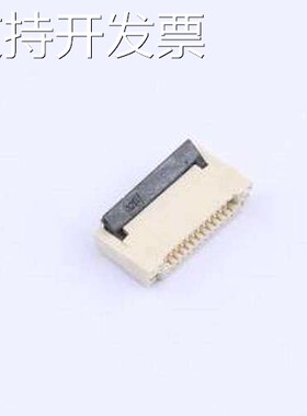 0.5K-DHHX-12PWB FFC/FPC连接器 间距:0.5mm P数:12P 翻盖式 SMD,