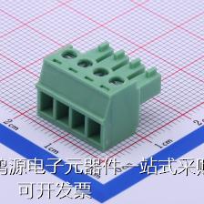 DB2EK-3.81-4P-GN-S 插拔式接线端子 插头 3.81mm 排数:1 每排P数
