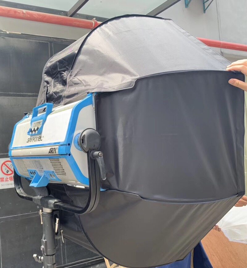 arri阿莱s60 skypanel 八角蜂窝网格柔光箱 弹格 蛋格柔光罩灯箱