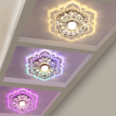 创意led过道灯走廊灯现代简约水晶玄关灯天花射灯家用入户阳台灯