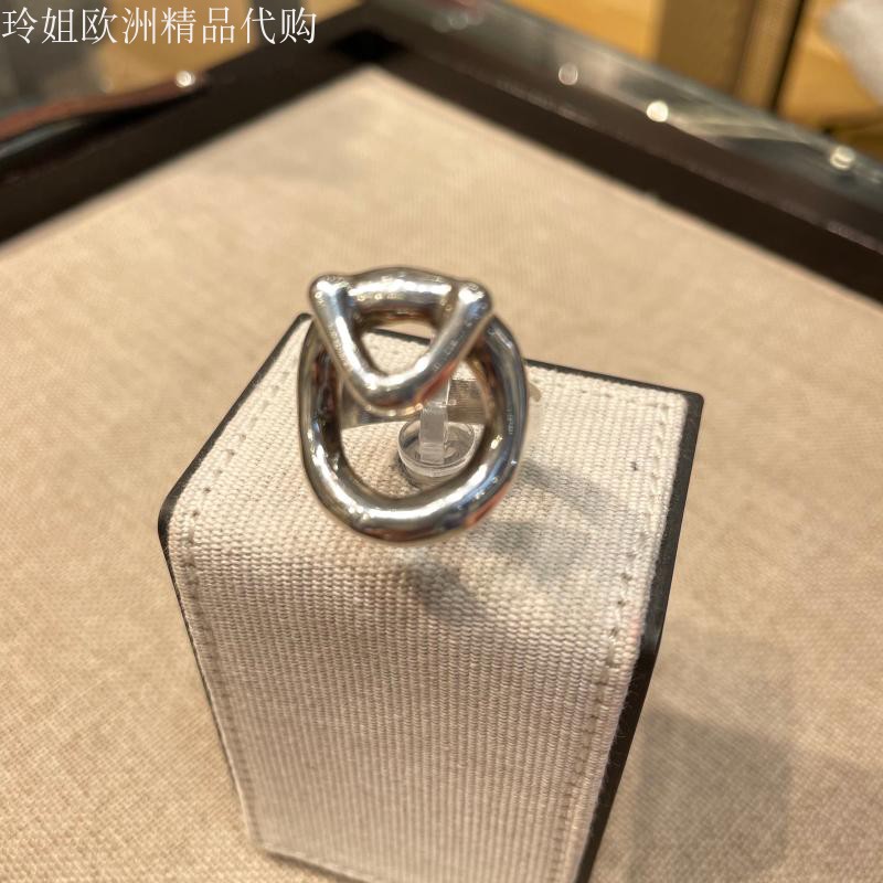 西班牙UNOde50专柜正品 水晶戒指银片镀银做旧手工小众轻奢百搭