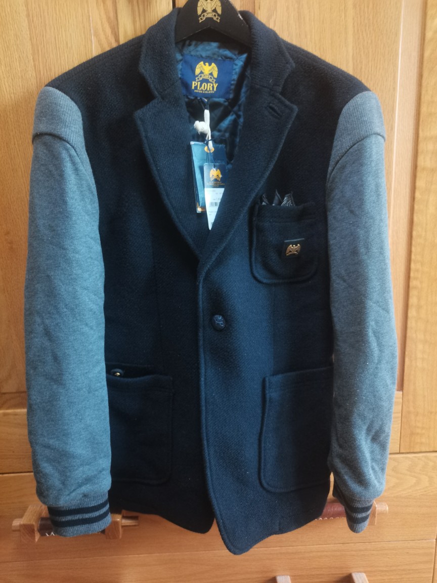 PLORY男羊毛加棉西服POJK611002