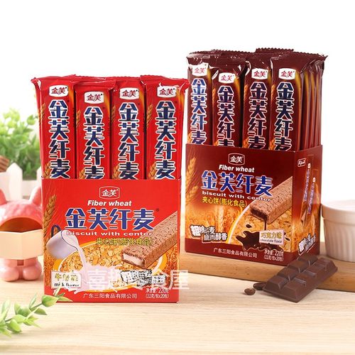 金芙纤麦威化怀旧经典夹心饼