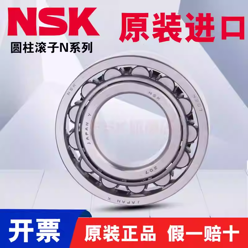 日本NSK恩斯克进口 N203 204 205 206 207 208 209 EW M 圆柱轴承