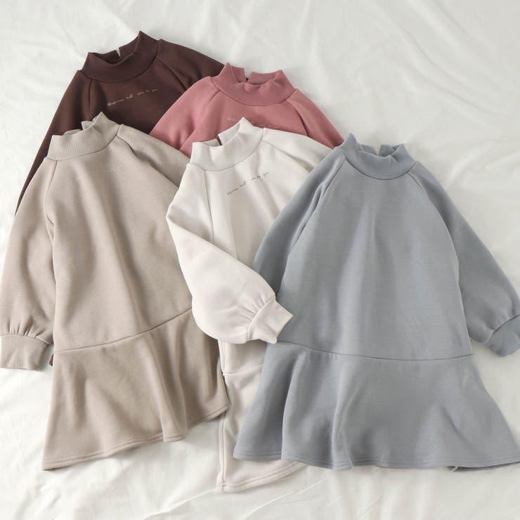 日单童装alc女童连衣裙秋冬加绒加厚 可做羽绒服内搭中长款