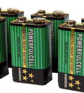 无线话筒电池 万能表电池 玩具遥控器电池 9V电池 方块电池 绿色