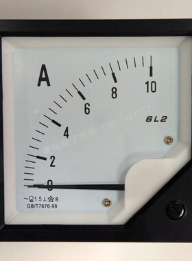 6L2-1A 2A 3A 5A 10A 500MA 300MA交流电流表AC 6L2-A 指针表头