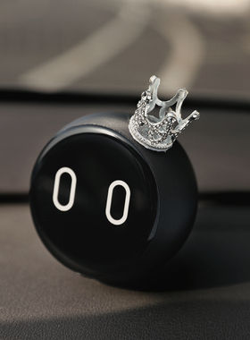 nomi帽子轻奢皇冠蔚来汽车内饰摆件合金王冠仙气网红装饰品摆设