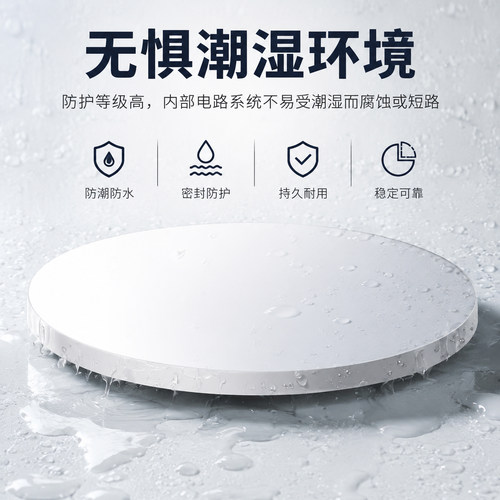 厨卫阳台三防吸顶灯防油烟防虫