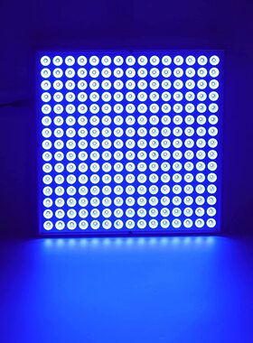 亚马逊15W美黑灯225灯晒黑灯460nm太阳灯面板植物补光灯氛围灯