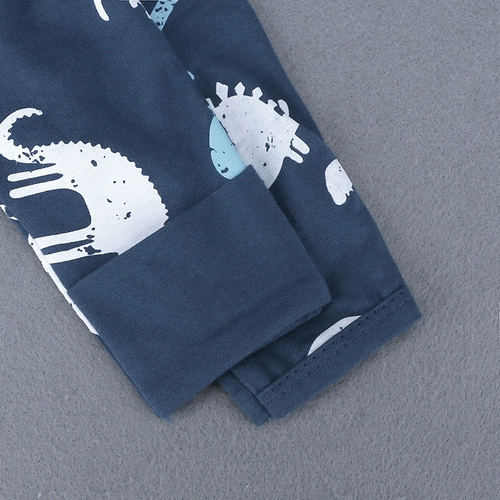 Брендовый осенний лонгслив, динозавр, детское боди с молнией для ползания для младенца