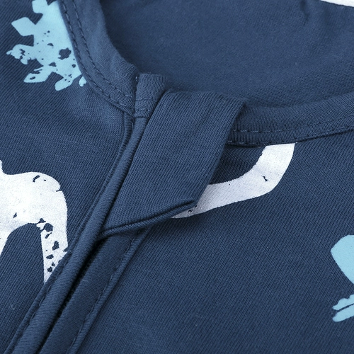 Брендовый осенний лонгслив, динозавр, детское боди с молнией для ползания для младенца