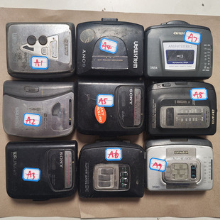 二手古董随身听aiwa磁带机随身听walkman收藏品卡带机维修配件