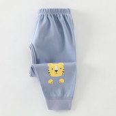 婴儿纯棉秋裤 长裤 薄款 子男童叉叉裤 春 女童春秋打底裤 男宝宝开裆裤