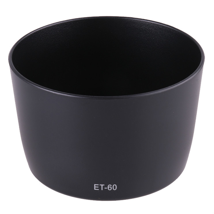 适用佳能ET-60遮光罩 55-250 75-300镜头 58mm遮光罩 圆筒遮光罩
