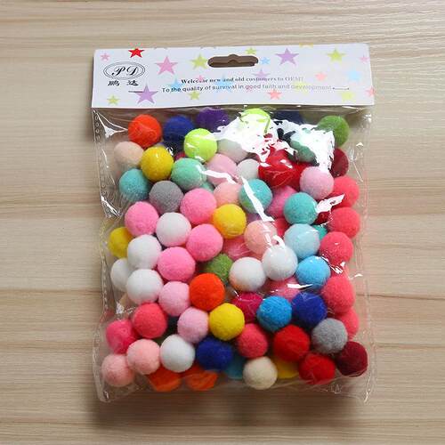 可订制彩色高弹毛球小毛毛球
