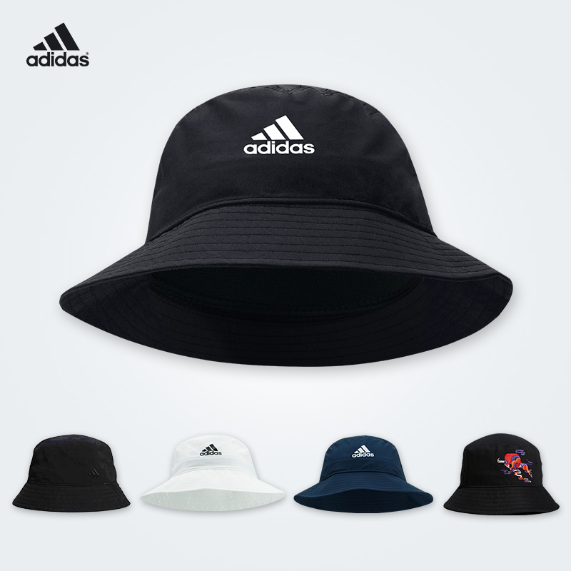 Adidas遮阳透气防晒渔夫帽运动帽