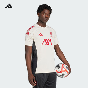 訓(xùn)練服熱身球衣利物浦足球服短袖 JV6574 26賽季 Adidas阿迪達(dá)斯25