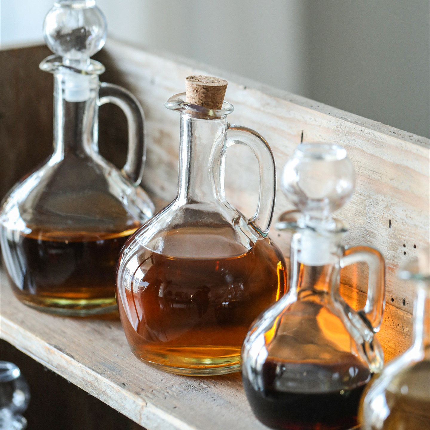 复古玻璃油壶木塞盖不透明储油罐厨房调料瓶创意家用密封透明油壶,厨房/烹饪用具,油壶,淘宝优惠券,粉丝福利购,淘宝优惠卷