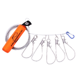 Luya Live Fish Buckle Переносная рыба из нержавеющей стали Многофункциональная телескопическая рыба