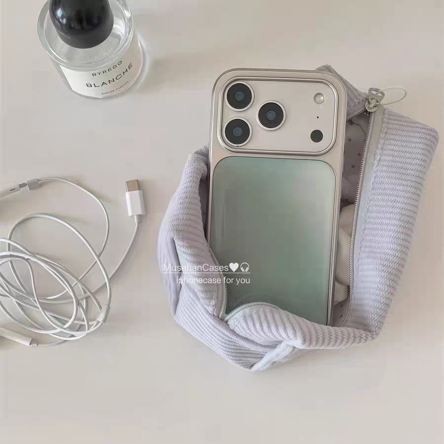 纯色系渐变抹茶绿韩系新款银边滴胶手机壳适用苹果iPhone17promax高级感保护套小众16plus亮面15pro14防摔13