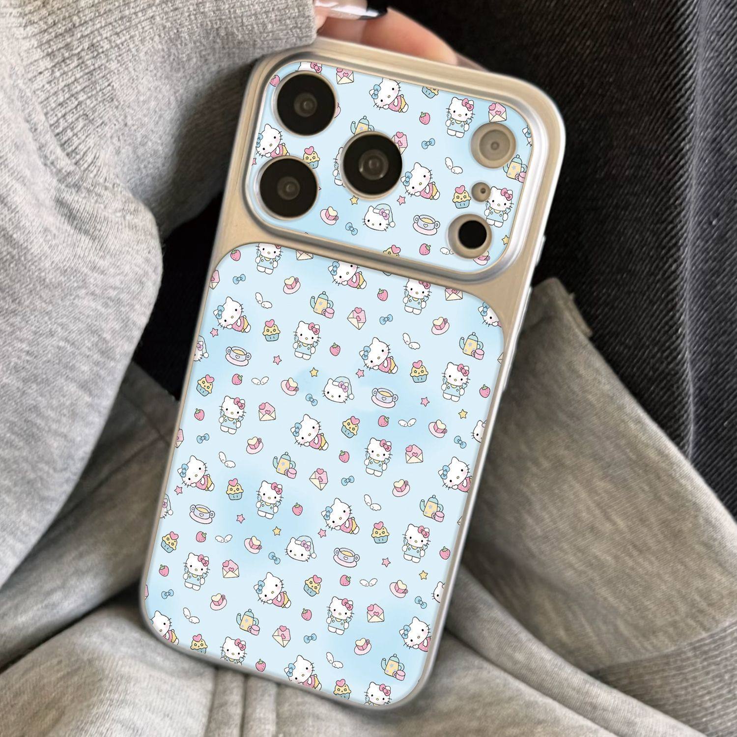 ins蛋糕可爱小kt大视窗磁吸全包精孔手机壳适用苹果iPhone17promax高级感保护套小众16plus15pro14防摔13pro,3C数码配件,手机保护套/壳,淘宝优惠券,粉丝福利购,淘宝优惠卷