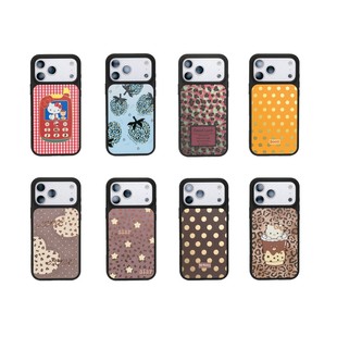 ins卡通kt波点水果合集黑边软壳适用苹果iPhone17promax手机壳1615pro小米1415Pro华为mate60p70三星S23防摔
