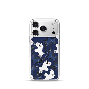 ins马年牛角创意黑边电镀银磁吸适用苹果iPhone17promax手机壳1615pro小米1415Pro华为mate60p70三星S23防摔