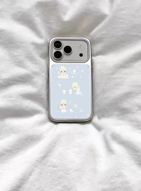 ins可爱复古个性女孩电镀银磁吸适用苹果iPhone17promax手机壳1615pro小米1415Pro华为mate80p70三星S23防摔