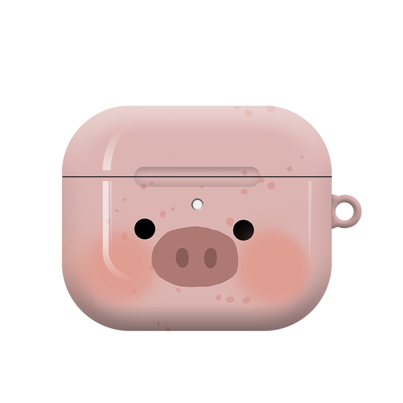 原创个性创意可爱猪猪鼻孔适用airpods1/2苹果无线蓝牙耳机保护套airpods pro2/3/4保护壳高级感小众设计