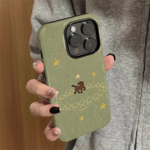 星星小马适用苹果17pro手机壳iPhone16promax国风ip15pro女13马年14新款xsmax个性12防摔11保护套8/7plus菲林