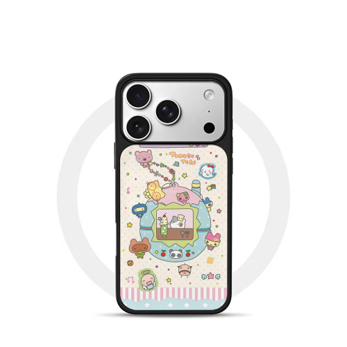 ins风复古小动物黑边电镀银磁吸适用苹果iPhone17promax手机壳1615pro小米1415Pro华为mate60p70三星S23防摔