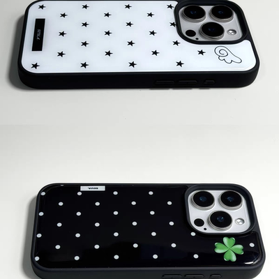 天使翅膀ins风亚克力黑边磁吸适用于苹果iPhone16promax1312pro小米1415Pro华为mate60p70三星S23防摔手机壳