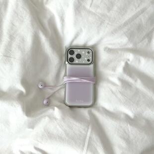 ins风复古简约晕染银边滴胶手机壳适用苹果iPhone17promax高级感保护套小众16plus亮面15pro14防摔简约13pro