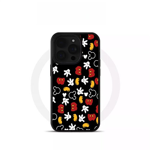 ins风米奇复古插画黑边软壳磁吸适用苹果iPhone17promax手机壳1615pro小米1415Pro华为mate60p70三星S23防摔