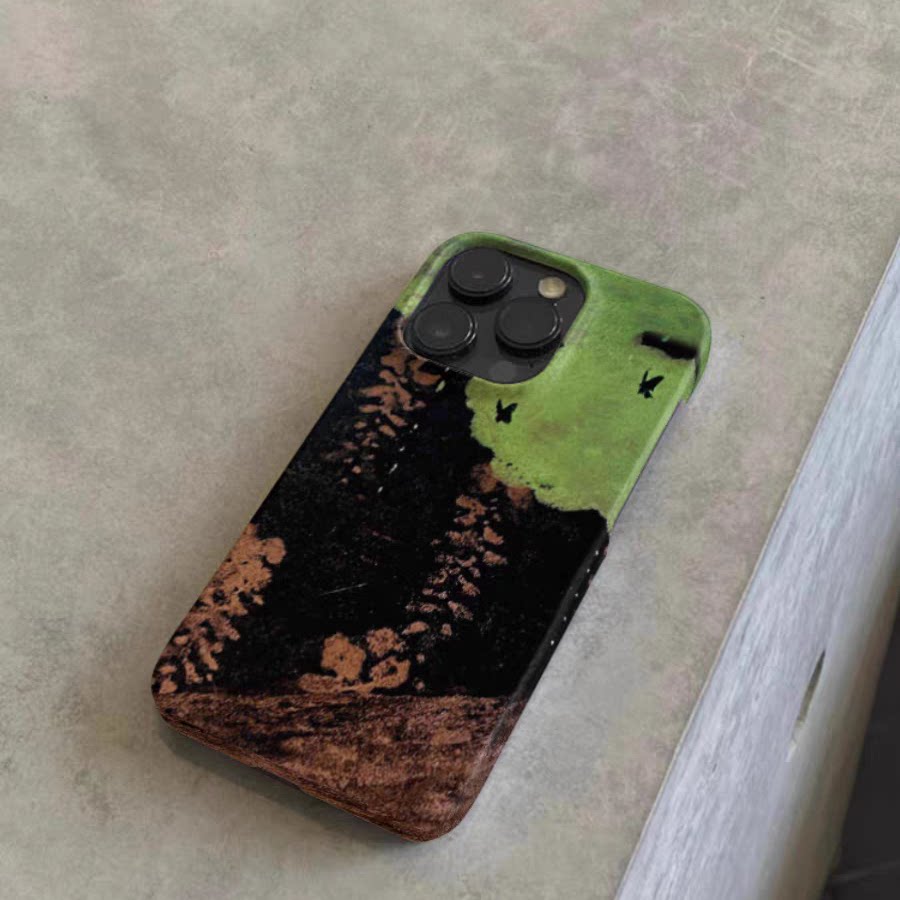 山谷绿蝶适用苹果15手机壳iPhone14promax复古15pro男女12防摔14新中式13Promax高级感11菲林磨砂韩国二合一